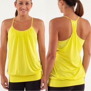 Lululemon No Limits Tank (yellow)